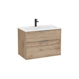 Mueble base suspendido dos cajones lavabo Stonex blanco 79x45x58 cm Roca