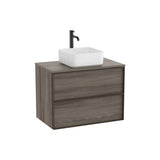 Móvel Base Suspenso Com Duas Gavetas para Lavatório de Bancada X 58 Cm Magnólia Inspira 80x49 cm Roca