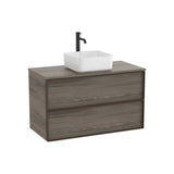 Mueble base suspendido dos cajones para lavabo encimera 100x49x58 cm Magnolia Roca