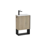 Mueble Base Suspendido with Basin Porcelana Color Abedul 46x26x70cm Roca
