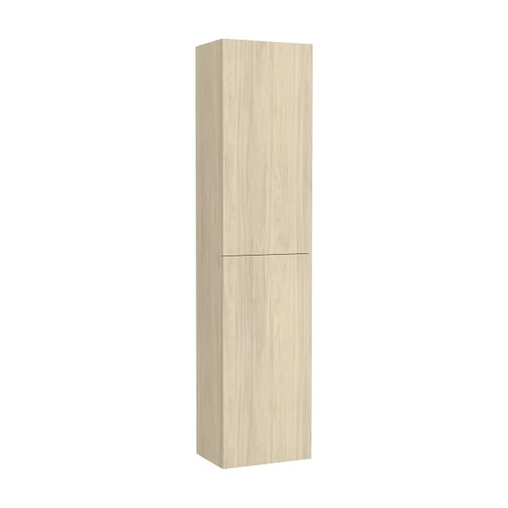 Columna Suspendida de Dos Puertas Reversible con Estantes Regulables Claro Fresno Roca - Vista 1