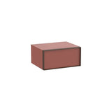 Móvel suspenso com uma gaveta em terracota 58,5 x 48,5 x 28 cm compatível com lavatório mural Roca