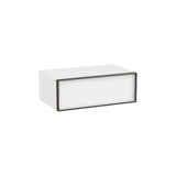 Mueble auxiliar suspendido de un cajón blanco mate 78x48x28 cm Roca