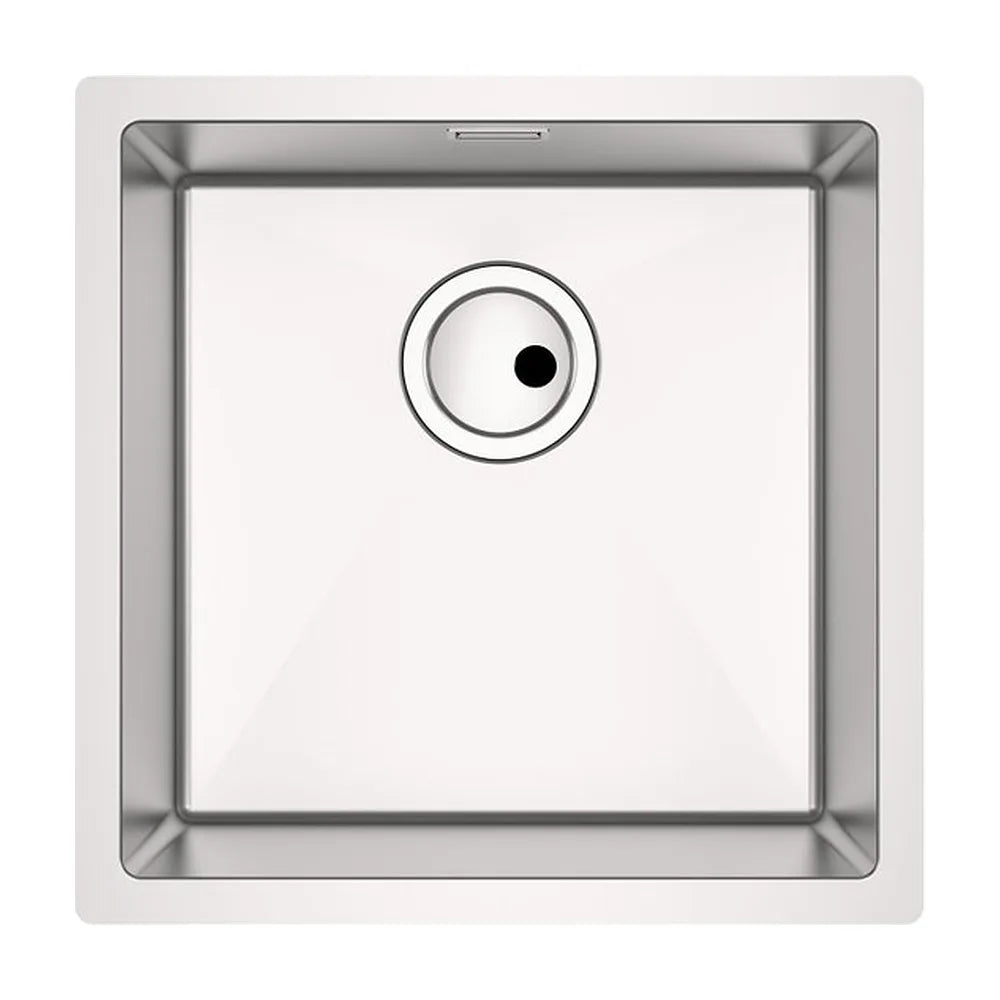 Fregadero de 1 Cubeta Acero Inoxidable con Escurridor 40x40x20cm Roca - Vista 2
