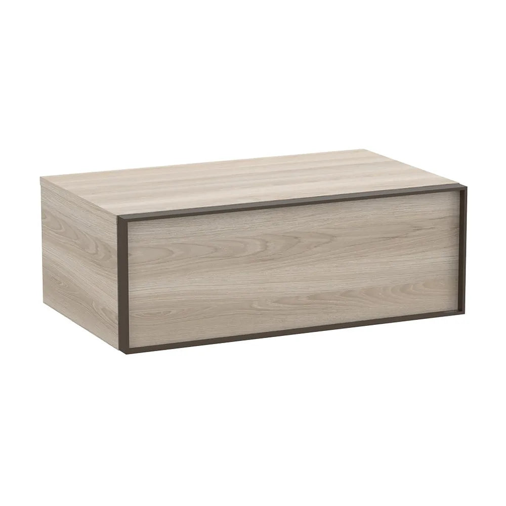 Mueble auxiliar suspendido un cajón 78x48x28 cm pino blanco Roca - Vista 2