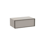 Mueble auxiliar suspendido un cajón 78x48x28 cm gris arena Roca