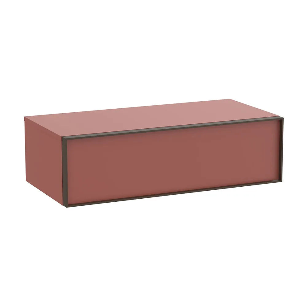 Mueble Auxiliar Suspendido 1 Cajón 98 5x28 Cm Color Terracota 5x48 cm Colección Inspira Roca - Vista 2
