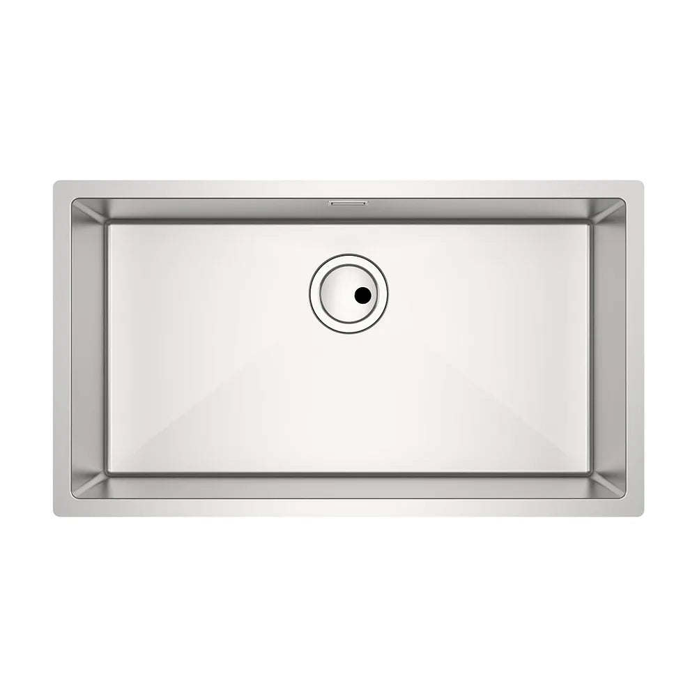 Fregadero Rectangular de 1 Cubeta Acero Inoxidable con Escurridor Reversible Roca - Vista 2