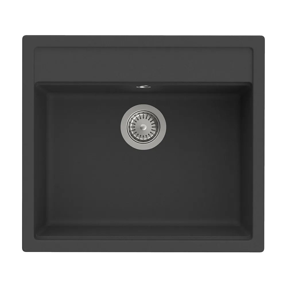 Fregadero de 1 Cubeta Quarzex con Orificio Insinuado para Grifería 51x36x18cm Roca - Vista 2