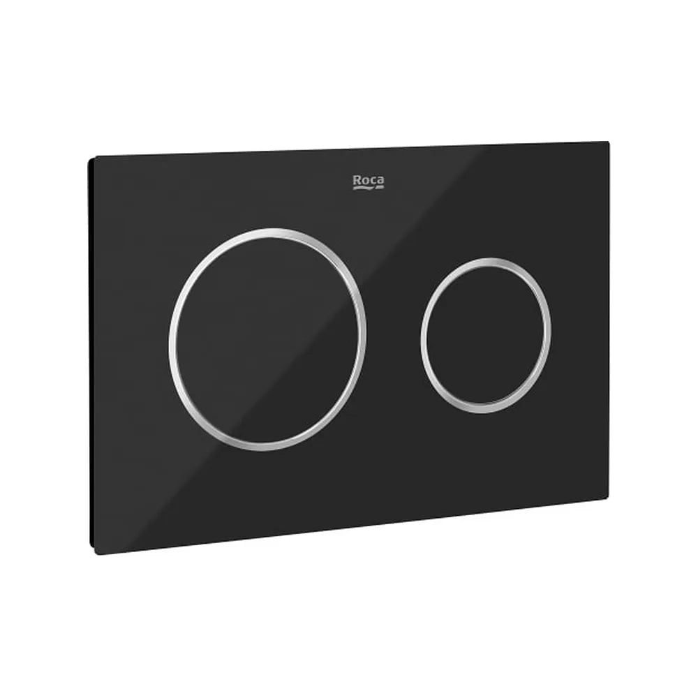 Placa de Accionamiento Cristal Duplo WC One 25x16cm Roca - Vista 1