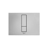 Placa de accionamiento con descarga dual acero inoxidable 20 2x6x14 5 cm Roca