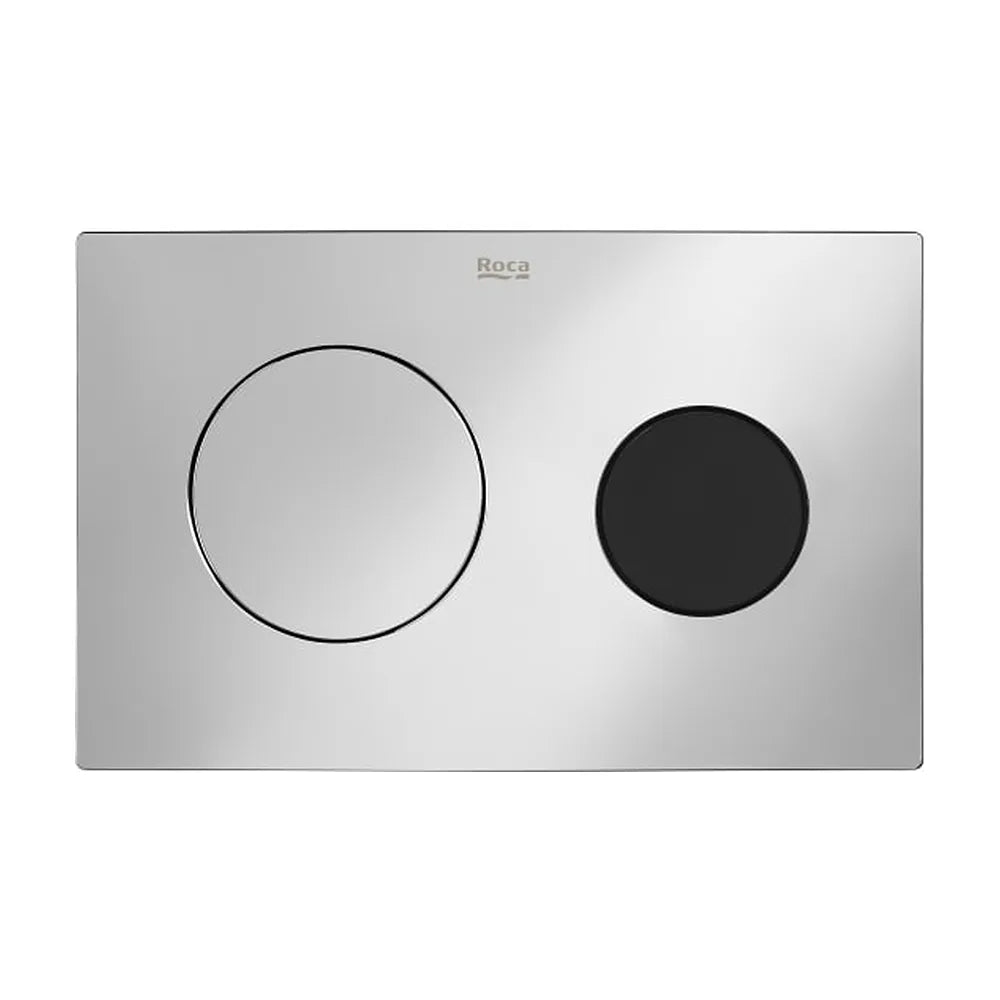 Placa de Accionamiento Electrónica Automática O Touchless Cromado 25 7 Cm Duplo 7x13x16 cm Roca - Vista 1