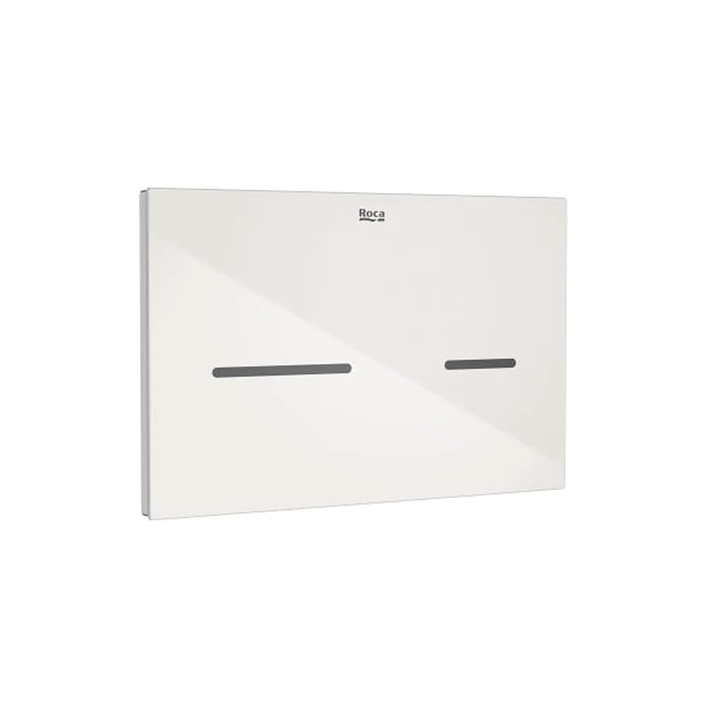Placa de accionamiento electrónica con descarga dual Touchless 25x16 cm Roca - Vista 1