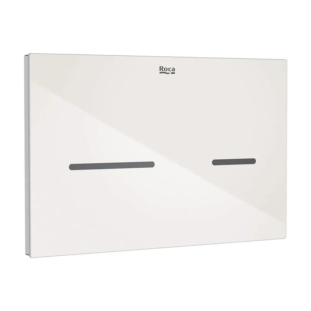 Placa de accionamiento electrónica con descarga dual Touchless 25x16 cm Roca - Vista 2