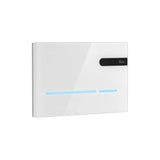 Placa de accionamiento electrónica cristal descarga dual automática Touchless 25x16 cm Roca