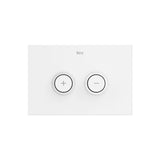 Placa de accionamiento neumática doble descarga para inodoro suspendido 246x25x166 mm Roca