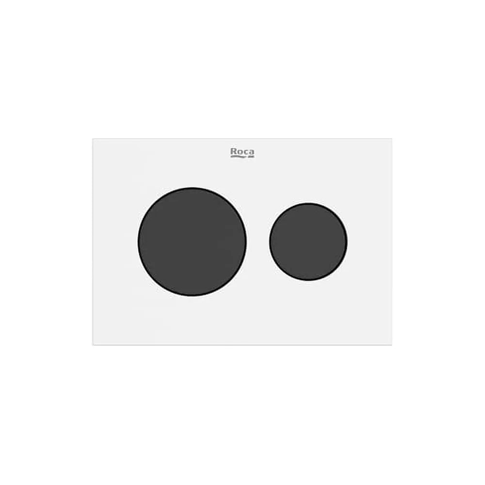 Pulsador Doble para Cisterna Empotrada Titanio Duplo 189x3x130mm Negro Roca - Vista 1