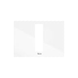 Panel frontal blanco para pulsadores dobles PS4 20x14 cm Roca