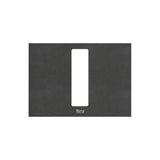 Panel frontal para pulsadores PS4 20x14 cm porcelana negra Roca
