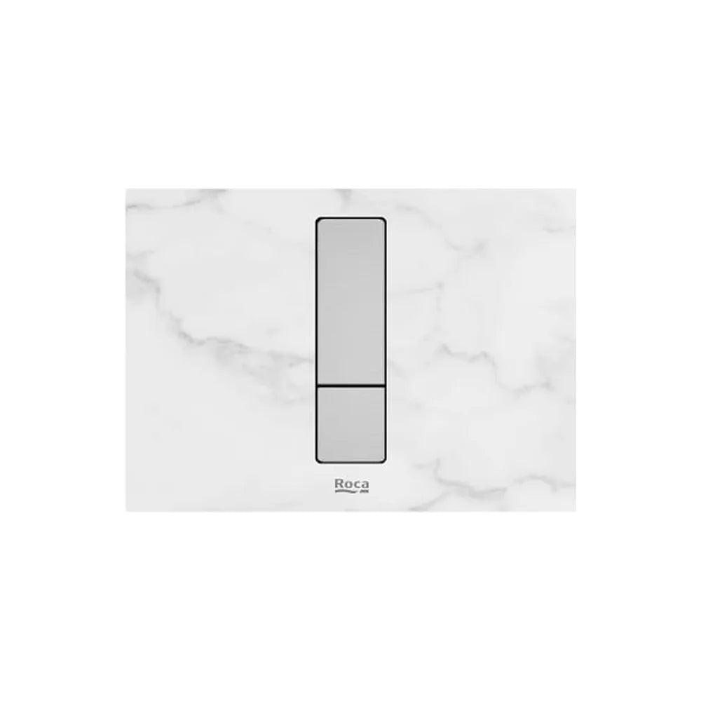 Panel frontal para pulsadores PS4 doble descarga en mármol 20x14 cm Roca - Vista 1