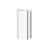 Lateral fijo de ducha 80x200 cm cristal transparente perfil plata brillo o negro mate Roca