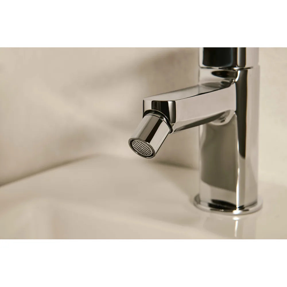 Grifería para bidé con desagüe automático cromado 345x170x70 mm Roca - Vista 3