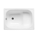 Baignoire rectangulaire à encastrer de 100 cm fabriquée en acier Contesa Bañaseo Roca