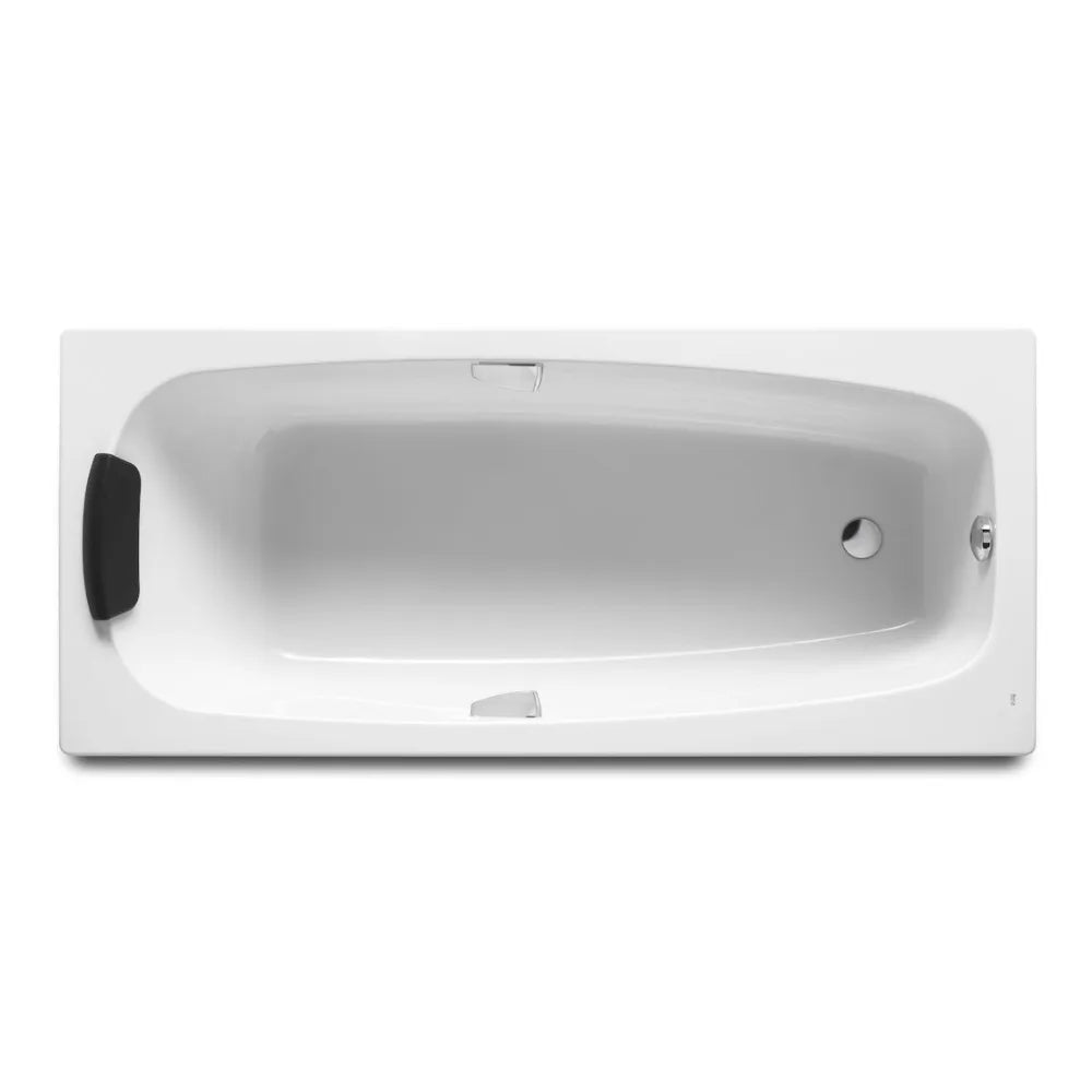 Bañera acrílica con 2 asas y fondo antideslizante en color blanco 170x75 cm Sureste ROCA - Vista 1