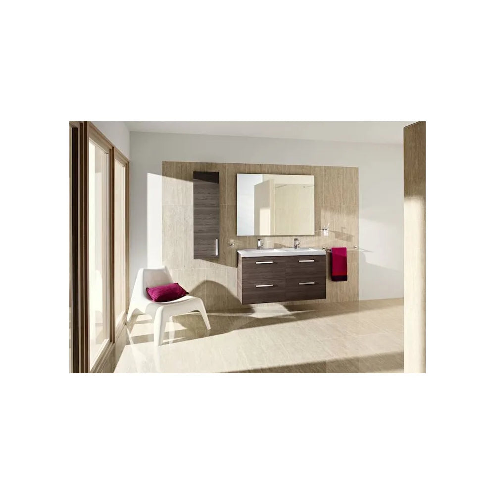 Lavabo para Dos Personas Prisma 120 cm Blanco Roca - Vista 4
