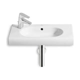 Lavabo para baño de 60 cm fabricado en porcelana de color blanco Meridian Roca