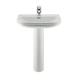 Lavabo con Pedestal Dama Retro 63 cm White Roca