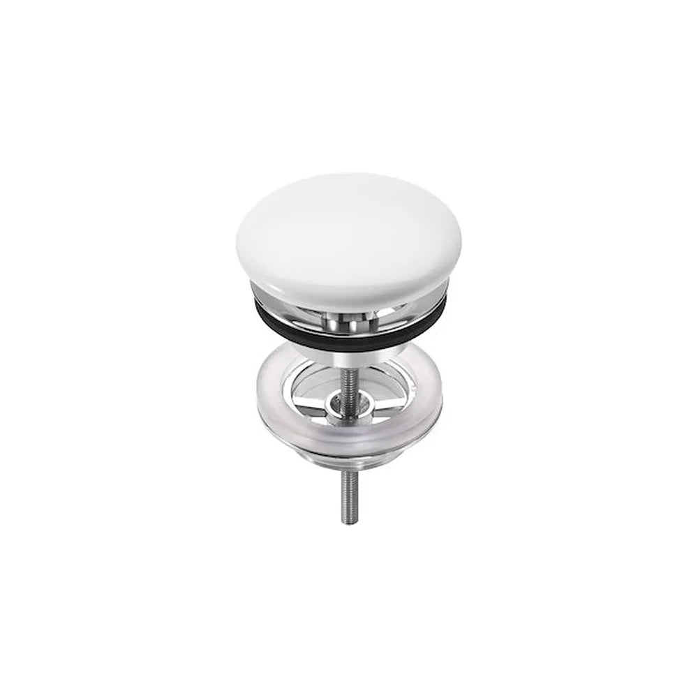 Lavabo para instalar sobre encimera de 37 cm fabricado en fineceramic de color blanco Square Inspira Roca - Vista 3