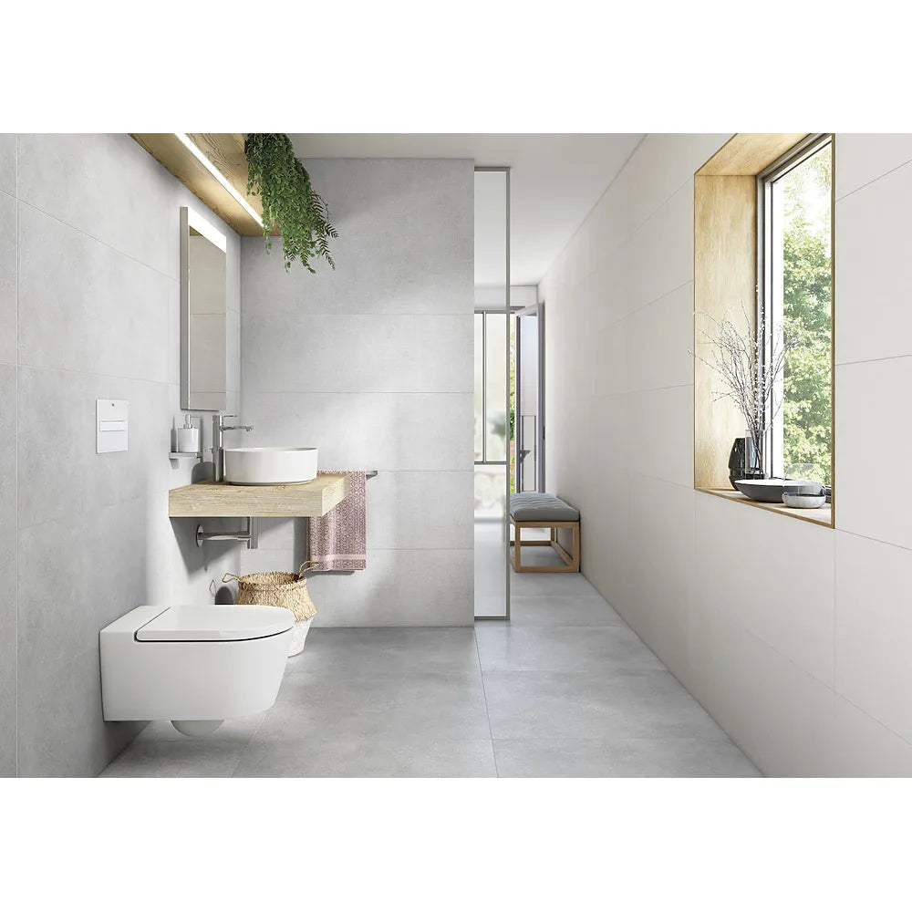 Lavabo blanco circular Round Inspira Roca - Vista 3