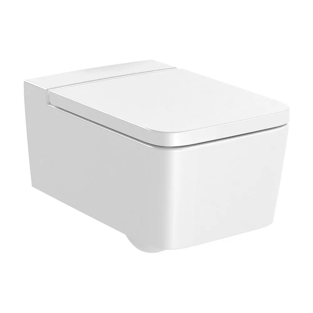 Inodoro para Instalación Suspendida Salida Horizontal Inspira Square Blanco Roca - Vista 1