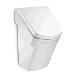 Urinol com tampa e sifão de 30 cm fabricado em porcelana de cor branca Hall Roca