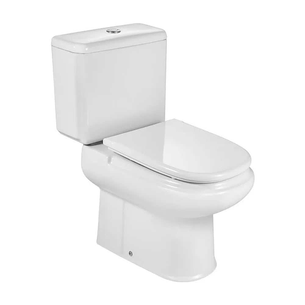 Inodoro con salida vertical de 40,5 cm fabricado en porcelana de color blanco Dama Retro Roca - Vista 1