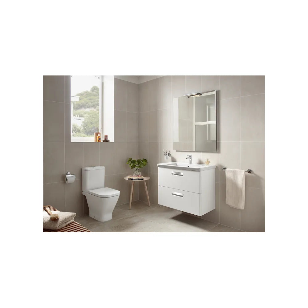 Conjunto para Inodoro Completo con Salida Vertical y Tapa con Asiento The Gap Roca - Vista 2