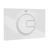 Placa con dos pulsadores para cisterna de doble descarga de color blanco PL4 Dual One Roca
