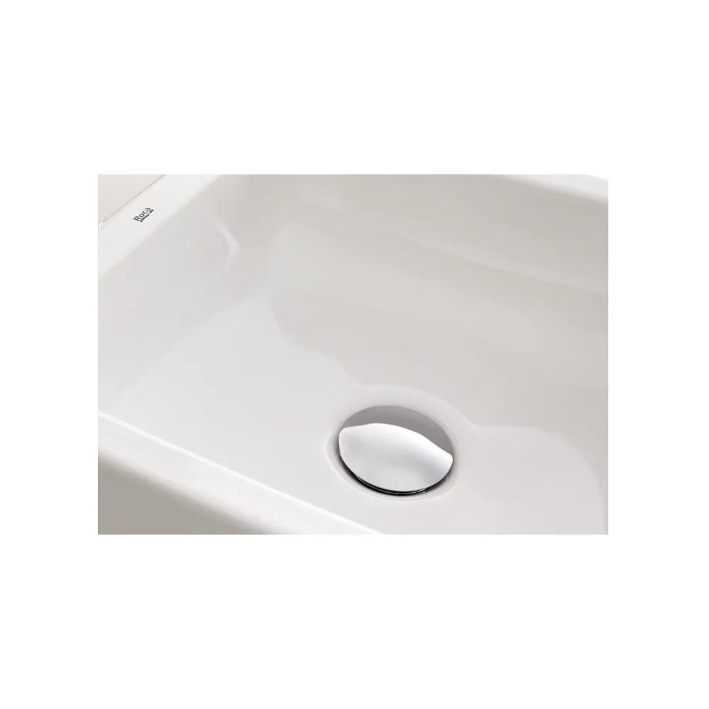 Urinario con entrada superior de 42,5 cm fabricado en porcelana de color blanco Euret Roca - Vista 2