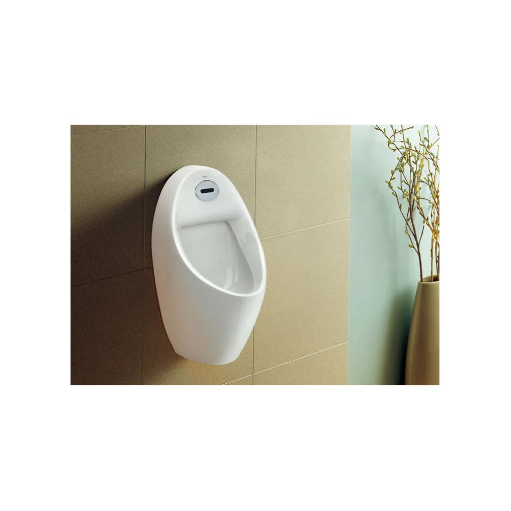 Urinario de alimentación eléctrica de 42,5 cm fabricado en porcelana de color blanco Euret Roca - Vista 2
