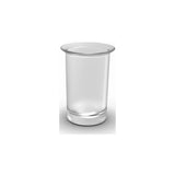 Vaso Portacepillos de Encimera Cristal Twin 7,8 cm Roca
