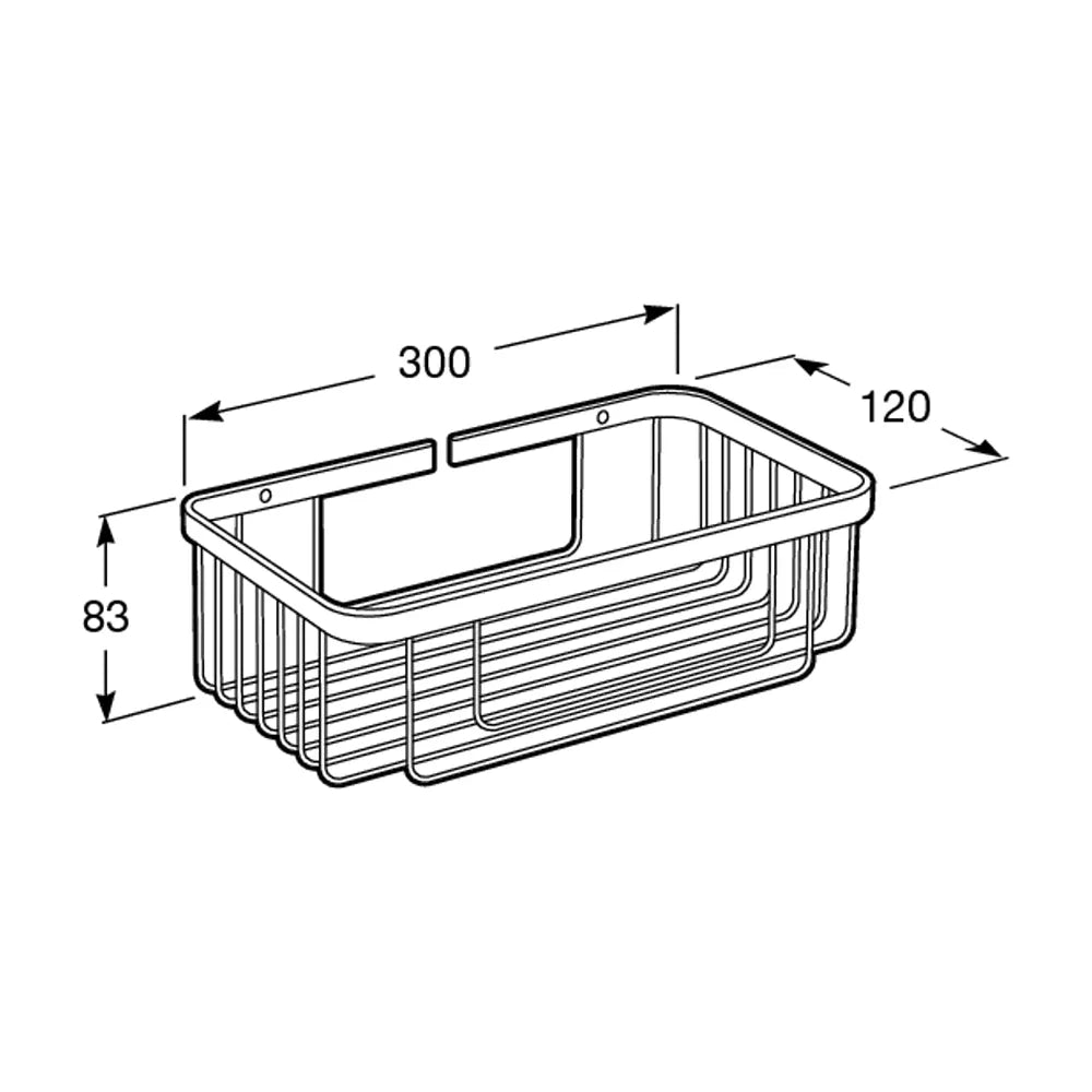 Contenedor para instalación fija fabricado en metal con acabado brilloso de 30 cm Hotels Roca - Vista 2