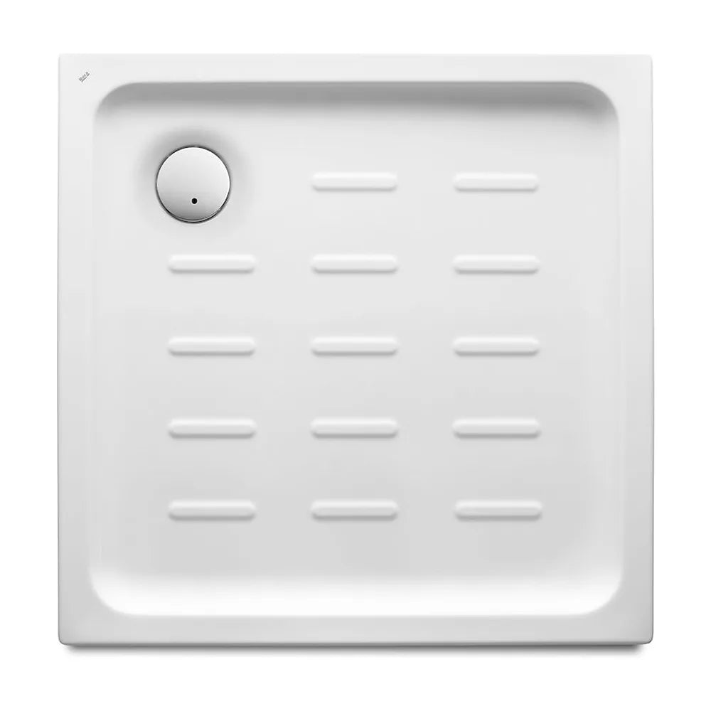 Plato de Ducha Cuadrado con Fondo Antideslizante Acrílico Easy 80 cm Roca - Vista 1
