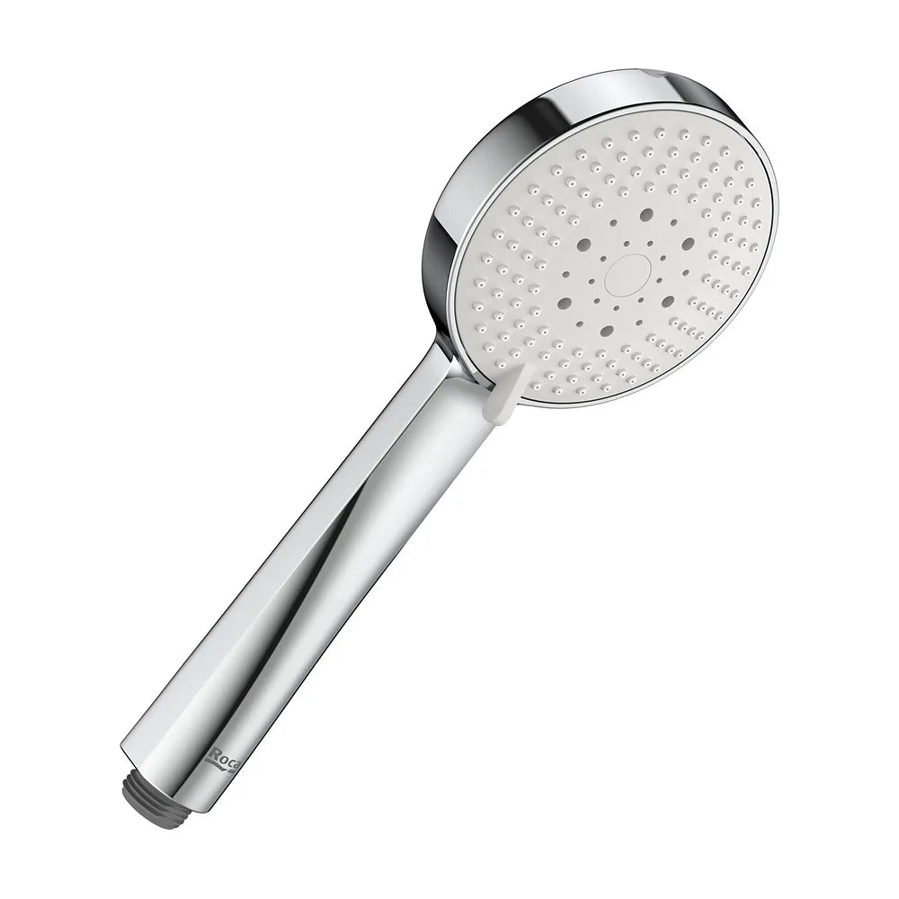 Ducha de mano de tres funciones con rociador redondo de 10 cm con acabado cromado Stella Roca - Vista 1