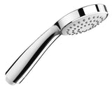 Ducha de mano con función de lluvia y rociador redondo de 8 cm con acabado cromado Natura Roca