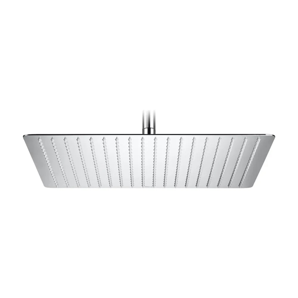 Rociador cuadrado de pared o techo con función de lluvia de 40 cm en acero inoxidable con acabado cromado Raindream Roca - Vista 1