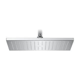 Rociador rectangular de pared o techo con función de lluvia en ABS con acabado cromado de 36x24 cm Rainsense Roca