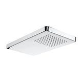 Rectangular Shower Head with Rain Function Stainless Steel Puzzle 50 cm Roca