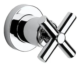 Llave de paso con codo de salida de 1/2" con índice de frío para instalación a mural F Loft Roca - Vista 1