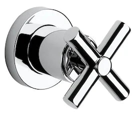 Llave de paso con codo de salida de 3/4" con índice de caliente para instalación a mural C Loft Roca - Vista 1